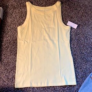 NWT Loft Pale Yellow Tank